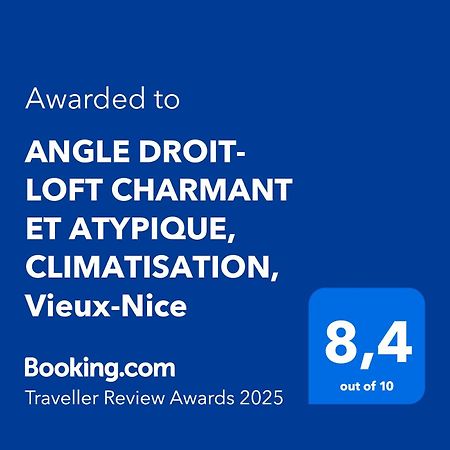 Angle Droit- Loft Charmant Et Atypique, Climatisation, Vieux-Νίκαια Εξωτερικό φωτογραφία