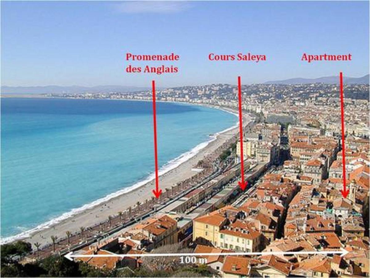 Angle Droit- Loft Charmant Et Atypique, Climatisation, Vieux-Νίκαια Εξωτερικό φωτογραφία
